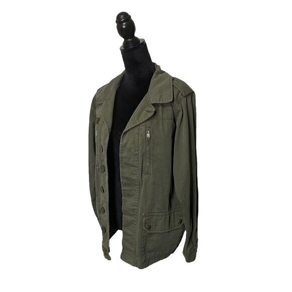 Topshop Military Style Utility Shacket Coat Size 6 - Picture 9 of 15